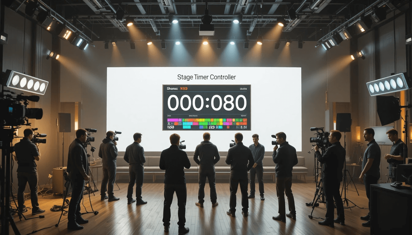 Stage Timer Controller in Video Productions — A Smarter Way to Manage Time