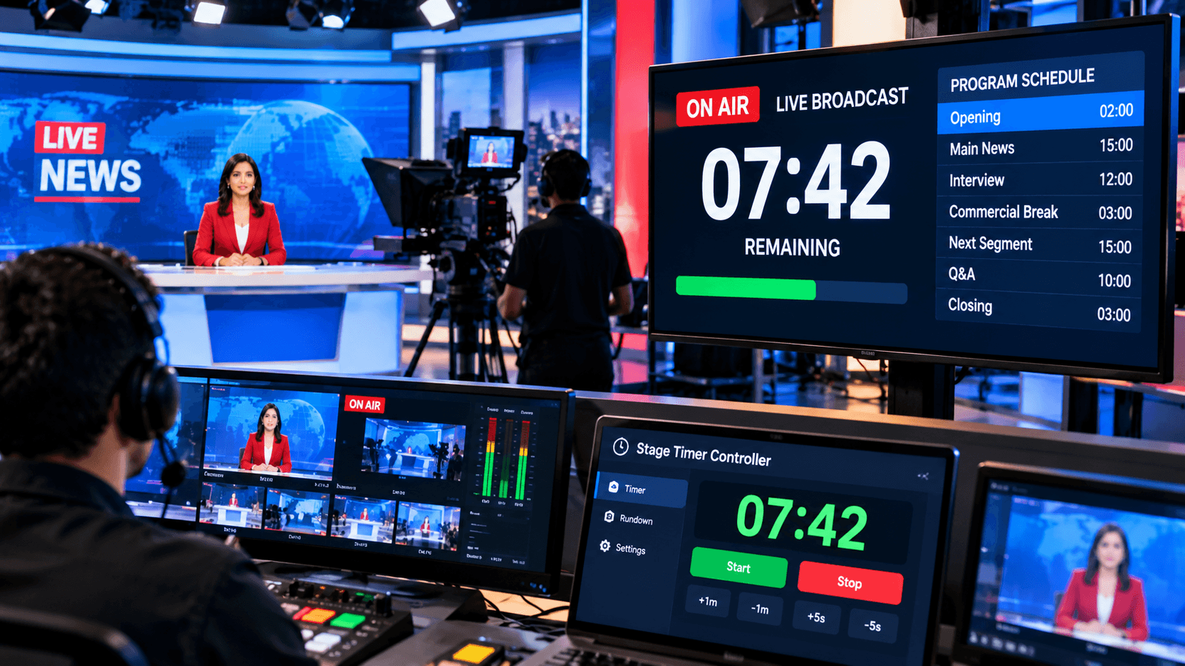 How to Use a Countdown Timer for Live Broadcasting