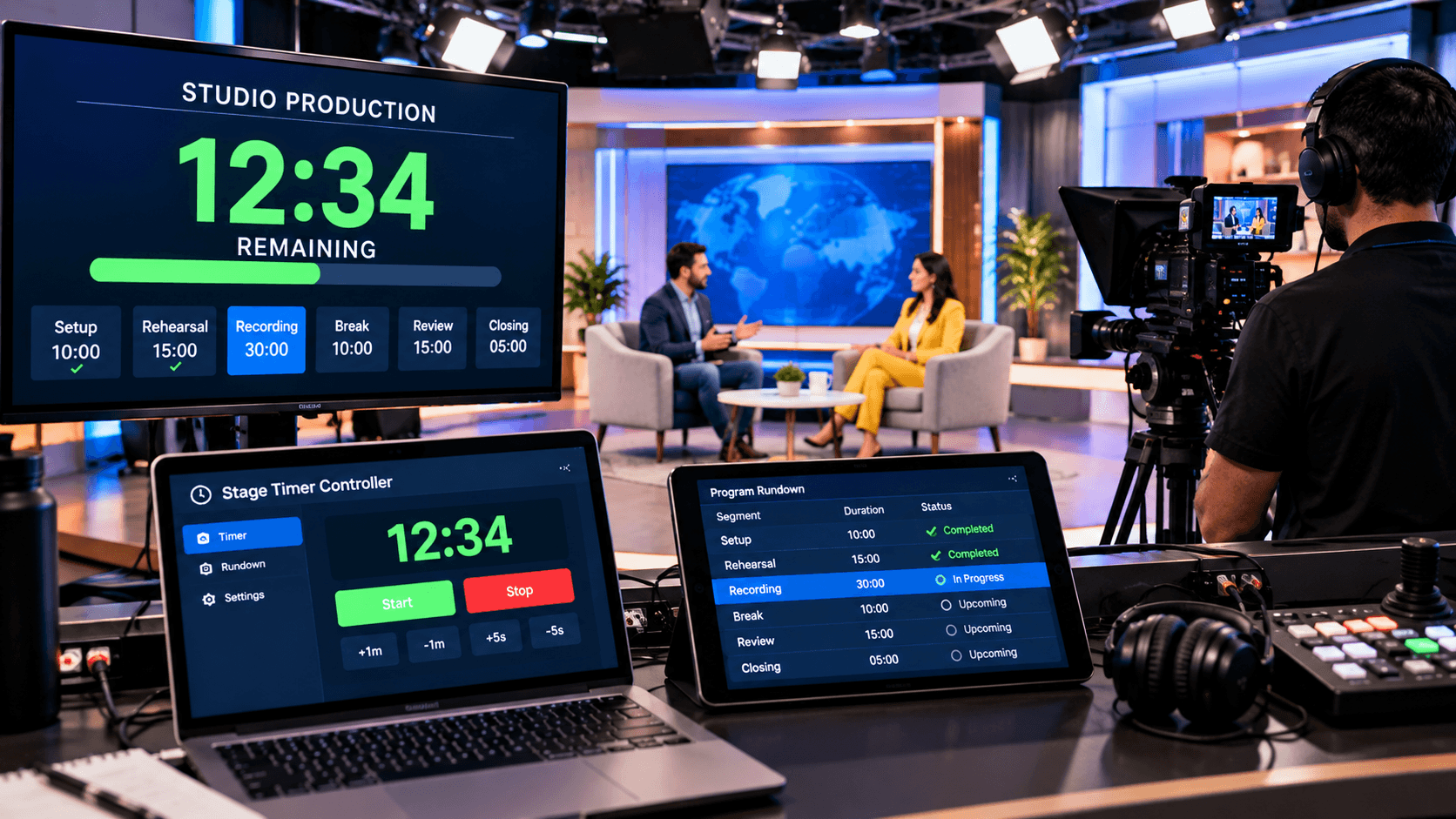 How to Use a Countdown Timer for Studio Productions