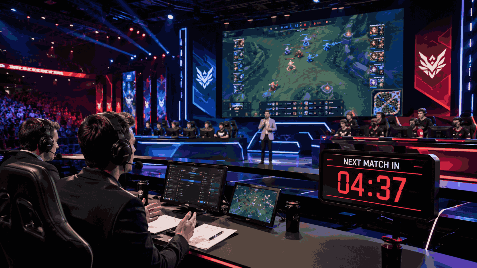 Remote Countdown Timer for Esports Production Teams