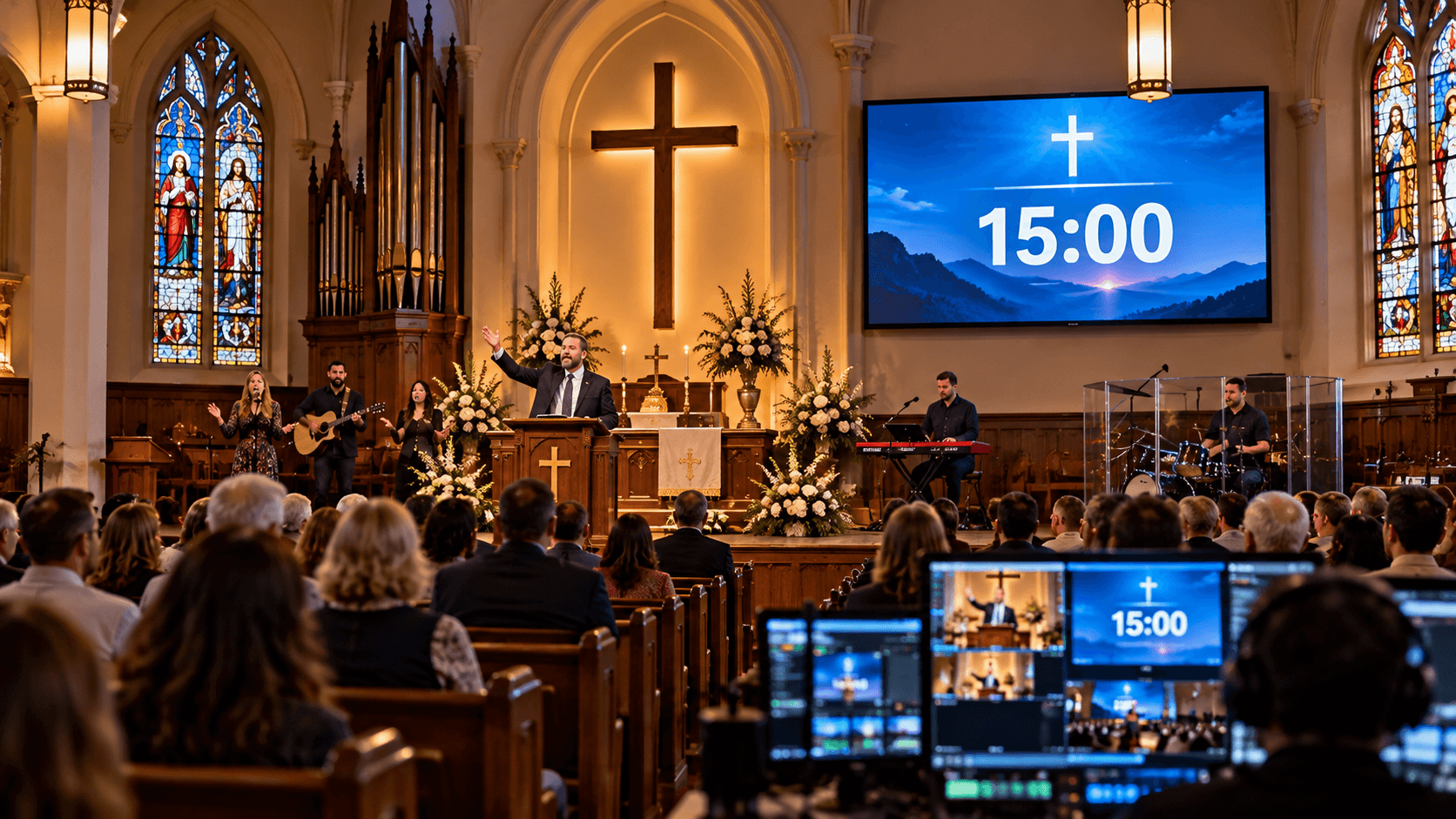 How to Use a Countdown Timer for Church Services