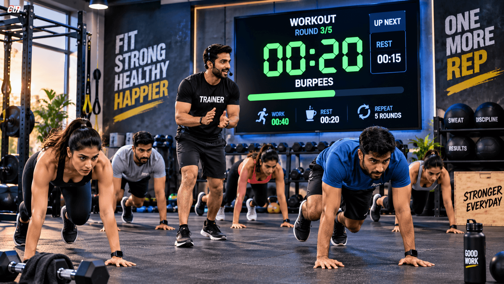 How to Use a Countdown Timer for Fitness and Gym Classes