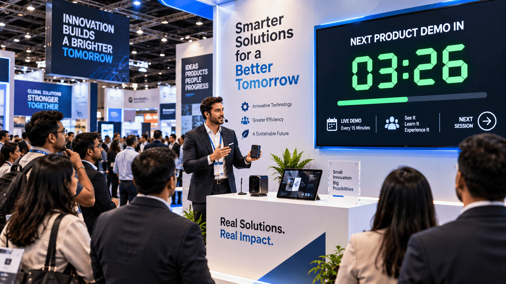 How to Use a Countdown Timer for Trade Show Product Demos