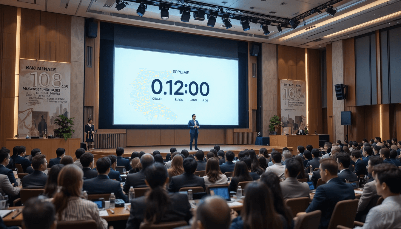 Advanced Presentation Time Management with Stage Timer Control