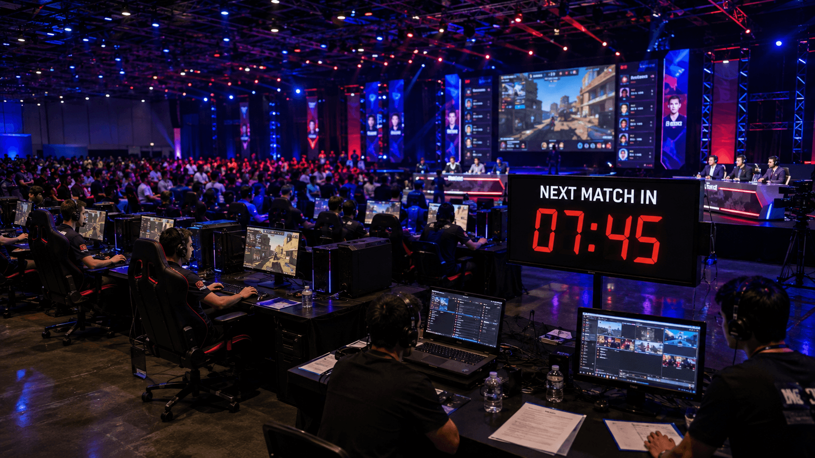 Countdown Timer for LAN Tournaments and Gaming Events